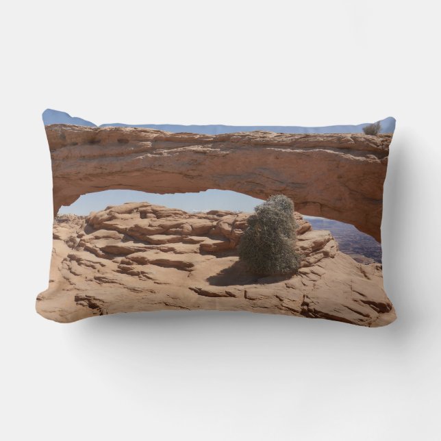 Coussin Rectangle Mesa Arch et Tumbleweed à Canyonlands (Recto)