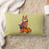 Coussin Rectangle Mignon écureuil samouraï japonais (Couverture)