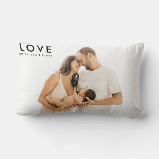 Coussin Rectangle Mini moderne simple et chic Photo Lumbar Cus (Verso)