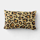 Coussin Rectangle mode safari tendance taches de léopard imprimé gué (Verso)