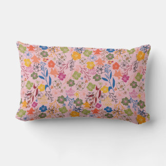 Coussin Rectangle Modern Batik Rose Shadow