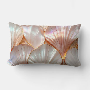 Coussin Rectangle Modern Royal Mother of Pearl & Rose Gold MosPillow