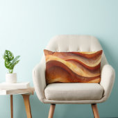 Coussin Rectangle Modern Terracotta Sculptural Sandstone Pillow (Chaise)