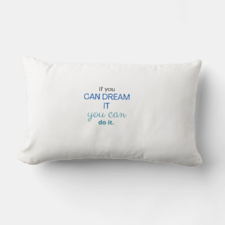 Coussin Rectangle Modern typography with elegant script accents