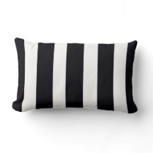 Moderne chic noir & blanc rayé tendance élégant