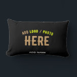 COUSSIN RECTANGLE MODERNE ET MODERNE PERSONNALISABLE NOIR VÉRIFIÉ<br><div class="desc">VOUS POUVEZ CHANGER,  REDIMENSIONNER OU AJOUTER LOGO,  PHOTO,  TEXTE ET COULEURS COMME VOUS LE SOUHAITEZ.MERCI.</div>