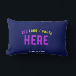 COUSSIN RECTANGLE MODERNE MODERNE ET MODERNE MARINE BLEUE VÉRIFIÉE M<br><div class="desc">VOUS POUVEZ CHANGER,  REDIMENSIONNER OU AJOUTER LOGO,  PHOTO,  TEXTE ET COULEURS COMME VOUS LE SOUHAITEZ.MERCI.</div>