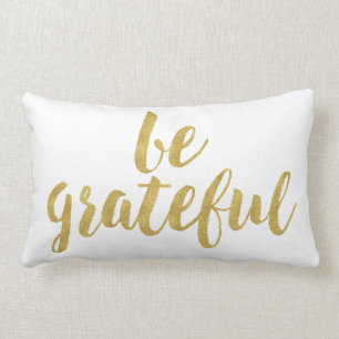 Coussin Rectangle Moderne soyez reconnaissant dans le thanksgiving