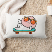 Coussin Rectangle Moment cool de skateboard (Couverture)