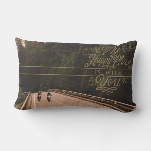 Coussin Rectangle Mon endroit heureux - 6 (Verso)