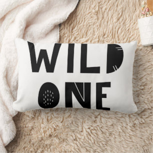 Coussin Rectangle Mon Enfant "Wild One" Un Pièce Unique Scandi Owl