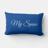 Coussin Rectangle Mon espace bleu (Verso)