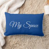 Coussin Rectangle Mon espace bleu (Couverture)