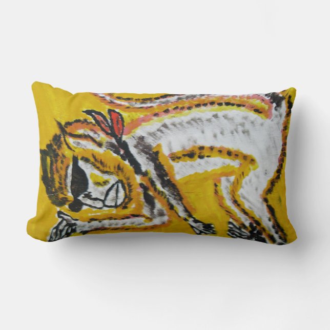 Coussin Rectangle Monkey Circus Art (Recto)