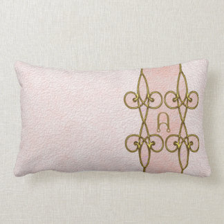 Coussin Rectangle Monogramme Élégant Art Déco Vintage