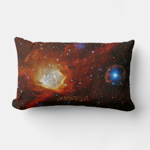 Coussin Rectangle Monogramme Nebula N90 et Pulsar SXP1062