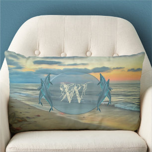 Coussin Rectangle Monogramme Ocean Sunset 0735