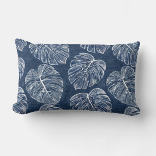 Coussin Rectangle Monstera Palm Feuilles Lumbar à double face Coussi