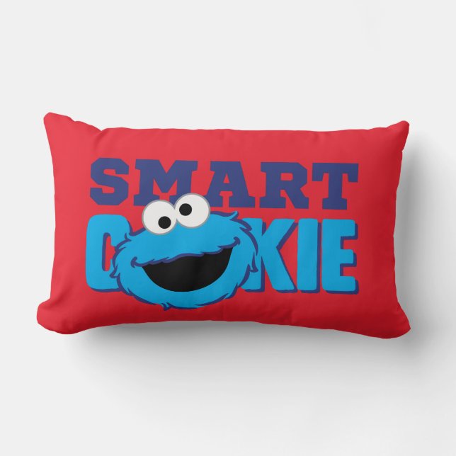 Coussin Rectangle Monstre de cookie intelligent (Recto)