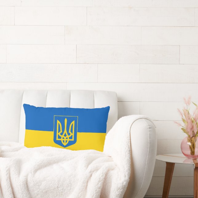Coussin Rectangle Montrez vos couleurs - Ukraine (Canapé)