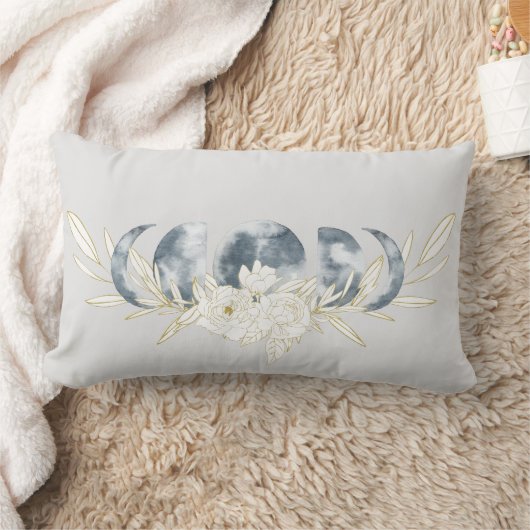 Coussin Rectangle Moon Magic Moon Phase & Floral Moon (Couverture)