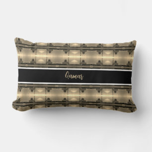 Coussin Rectangle Mosquée Buniya de Bagdad en Irak vintage