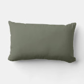 Coussin Rectangle Moss Green Texture Jeu d'oreiller - Personnalisabl (Verso)