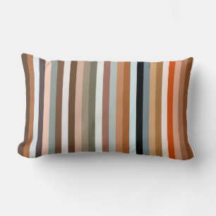 Coussin Rectangle Motif à bandes multiples