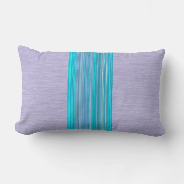 Coussin Rectangle Motif à bandes multiples (Recto)