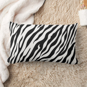 Coussin Rectangle Motif à bandes Zebra