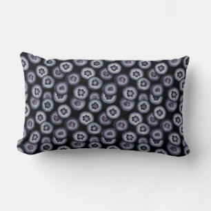 Coussin Rectangle motif à coupe croisée de bleuets