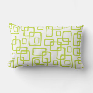 Coussin Rectangle Motif Abstrait moderne rétro du milieu du siècle