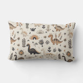 Coussin Rectangle Motif Boho Jungle Dinosaur (Verso)