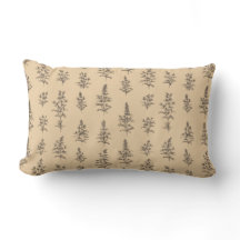 Motif botanique vintage d'herbes – Floral neutre