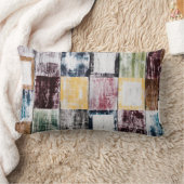 Coussin Rectangle Motif carré coloré (Couverture)
