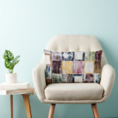 Coussin Rectangle Motif carré coloré (Chaise)