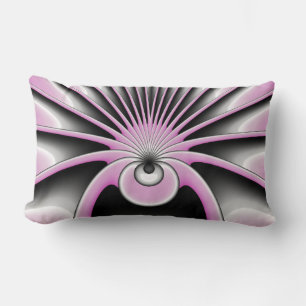 Coussin Rectangle Motif d'art fractal Abstrait moderne