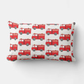 Coussin Rectangle Motif de camion-feu rouge (Recto)