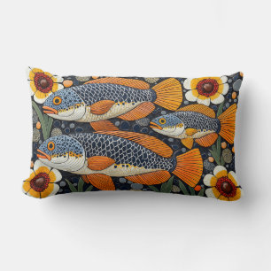 Coussin Rectangle Motif de carreaux de céramique en mosaïque