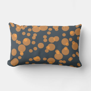 Coussin Rectangle Motif de cercle amusant et joyeux dans le concept