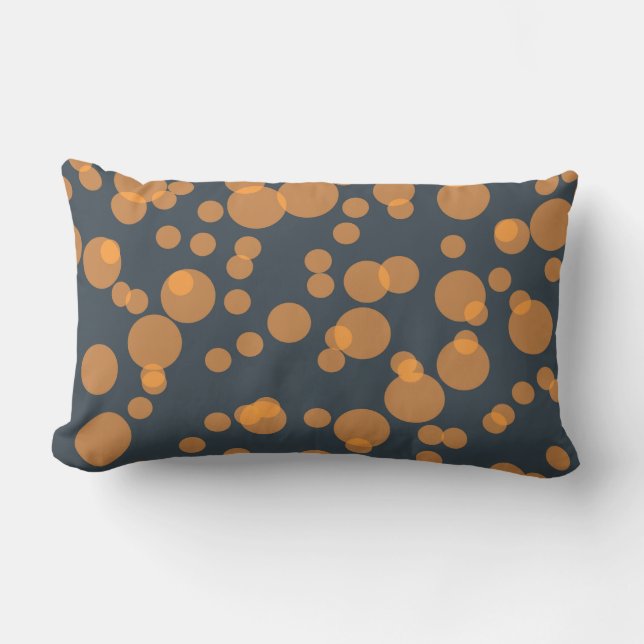 Coussin Rectangle Motif de cercle amusant et joyeux dans le concept  (Recto)