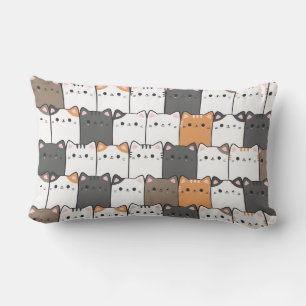 Coussin Rectangle Motif de chats mignons