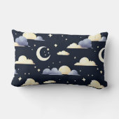 Coussin Rectangle Motif de ciel nocturne (Verso)