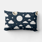 Coussin Rectangle Motif de ciel nocturne (Verso)