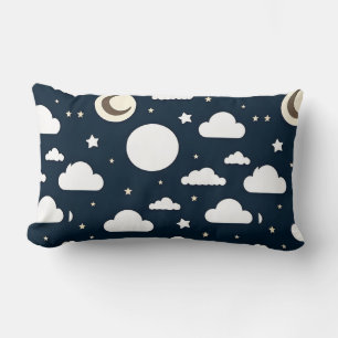 Coussin Rectangle Motif de ciel nocturne