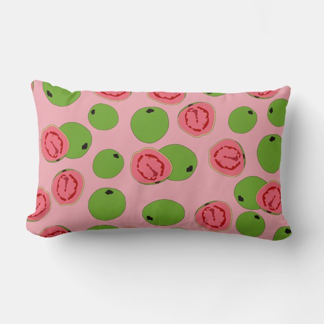 Coussin Rectangle Motif de fruits de goyave (Recto)