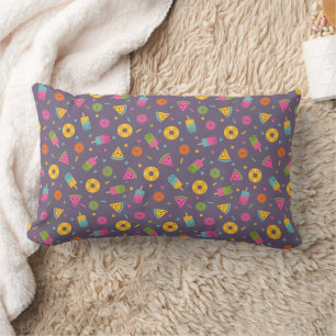 Coussin Rectangle motif de glace coloré d'été