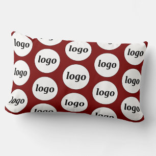 Coussin Rectangle Motif de logo Entreprise Promotionnel Rouge Bourgo