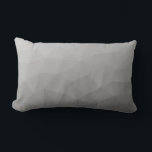 Coussin Rectangle Motif de maillage géométrique gris<br><div class="desc">Gray Gradient Mesh géométrique Motif cadeaux uniques pour lui. Elégant et cool maillage géométrique Triangle avec dégradé noir blanc gris. ,  gris,  gris,  dégradé,  maillage,  triangle,  triangles,  géométrie,  géométrie,  motif,  cool,  ,  noir,  blanc</div>