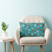 Coussin Rectangle Motif de Noël festif avec chaussettes (Chaise)